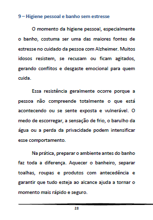 Página 28 - Higiene pessoal e banho sem estresse